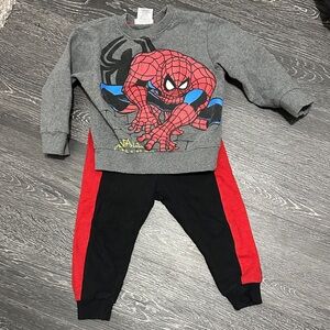 Marvel Gray and Red Spider-Man Kids Matching Set